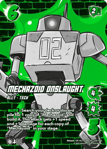 Mechazoid Onslaught (Alternate Art) - Teenage Mutant Ninja Turtles (TMNT)