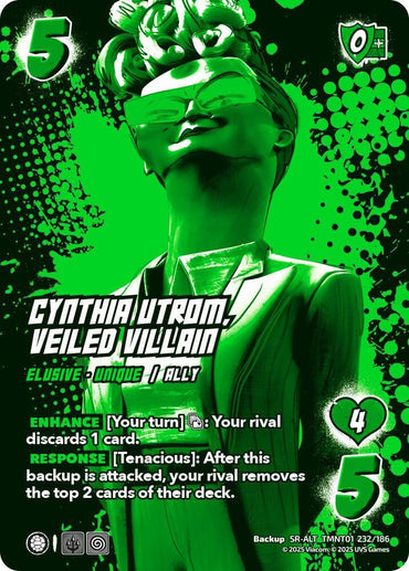 Cynthia Utrom, Veiled Villain (Alternate Art) - Teenage Mutant Ninja Turtles (TMNT)
