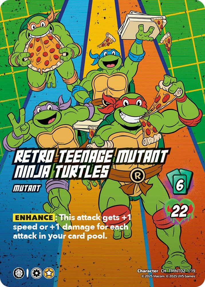 Retro Teenage Mutant Ninja Turtles (TMNT02) - Teenage Mutant Ninja Turtles (TMNT)