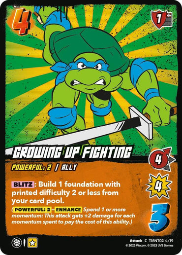 Growing Up Fighting (TMNT02) - Teenage Mutant Ninja Turtles (TMNT)