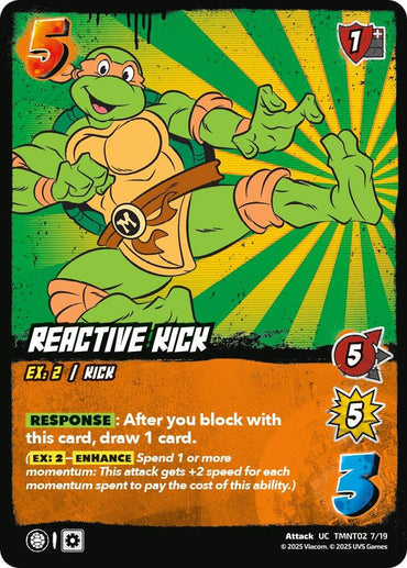 Reactive Kick (TMNT02) - Teenage Mutant Ninja Turtles (TMNT)