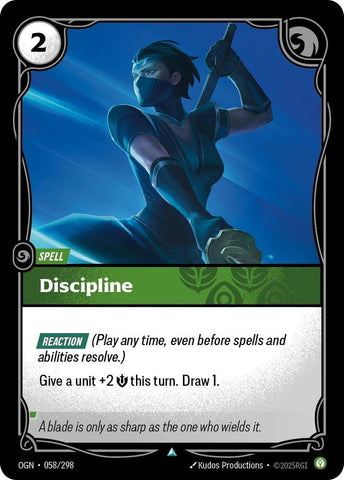 Discipline - Riftbound Organized Play Promotional Cards (OPP)