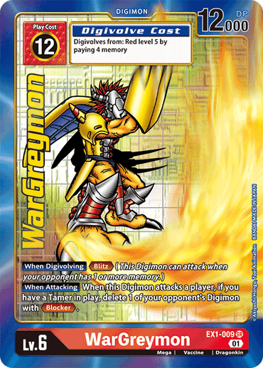 WarGreymon [EX1-009] (Alternate Art) [Classic Collection]