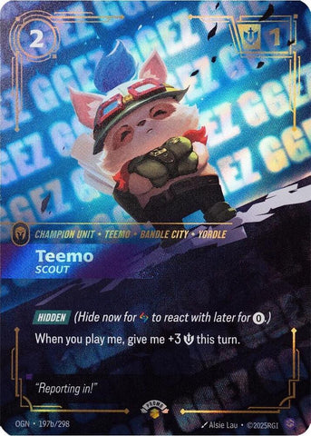Teemo - Scout (GG EZ) - Riftbound Organized Play Promotional Cards (OPP)
