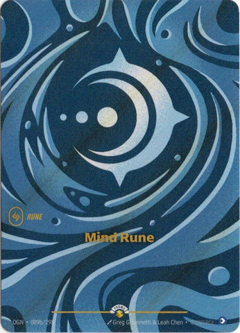 Mind Rune - Riftbound Organized Play Promotional Cards (OPP)