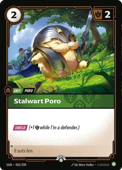 Stalwart Poro - Riftbound Organized Play Promotional Cards (OPP)