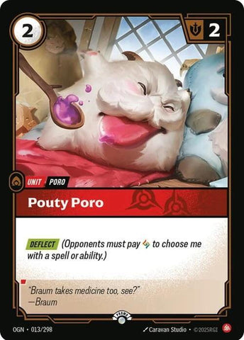 Pouty Poro - Riftbound Organized Play Promotional Cards (OPP)