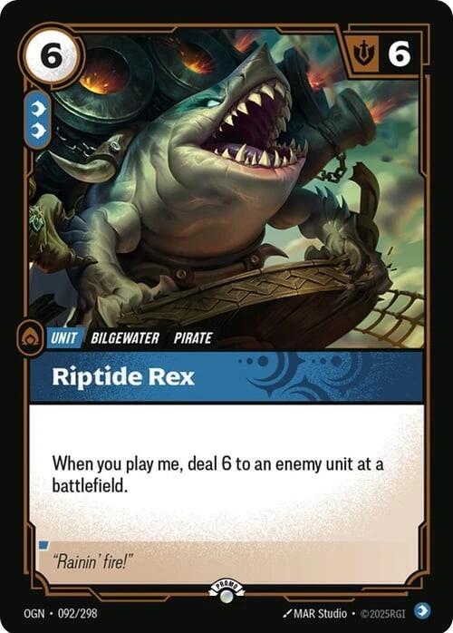 Riptide Rex - Riftbound Organized Play Promotional Cards (OPP)