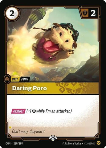 Daring Poro - Riftbound Organized Play Promotional Cards (OPP)