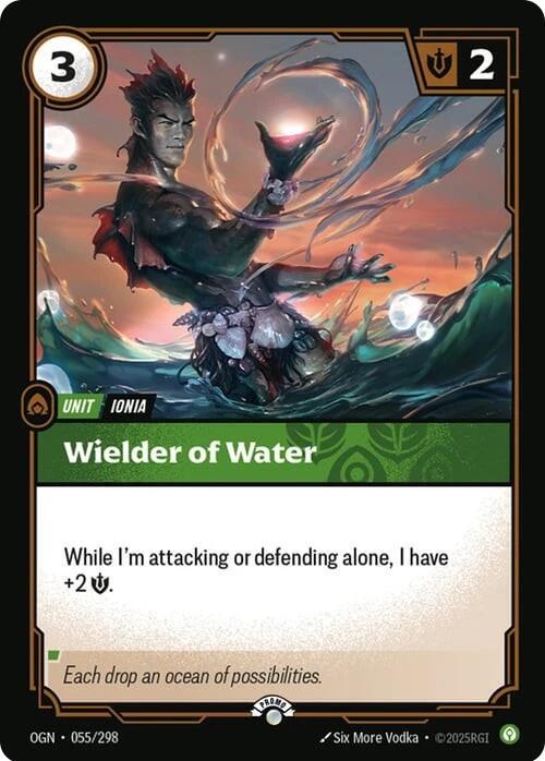 Wielder of Water - Riftbound Organized Play Promotional Cards (OPP)