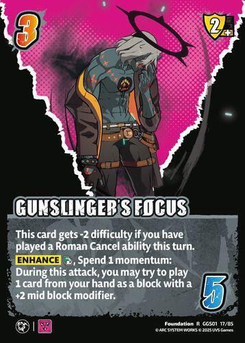 GUNSLINGER'S FOCUS - GUILTY GEAR -STRIVE-