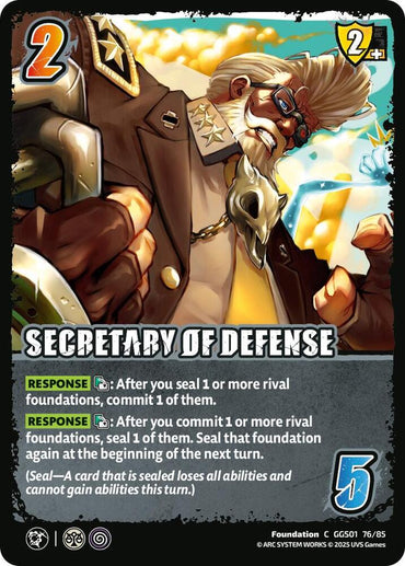 SECRETARY OF DEFENSE - GUILTY GEAR -STRIVE-