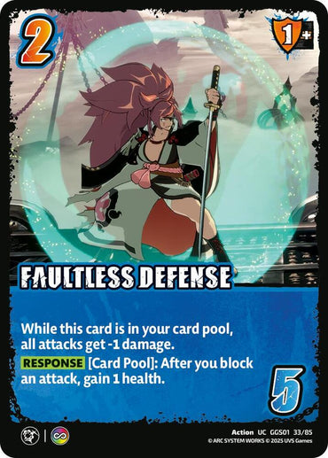 FAULTLESS DEFENSE - GUILTY GEAR -STRIVE-