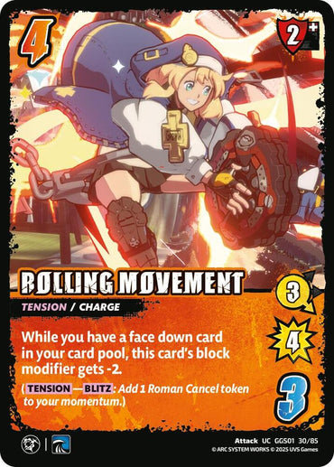 ROLLING MOVEMENT - GUILTY GEAR -STRIVE-