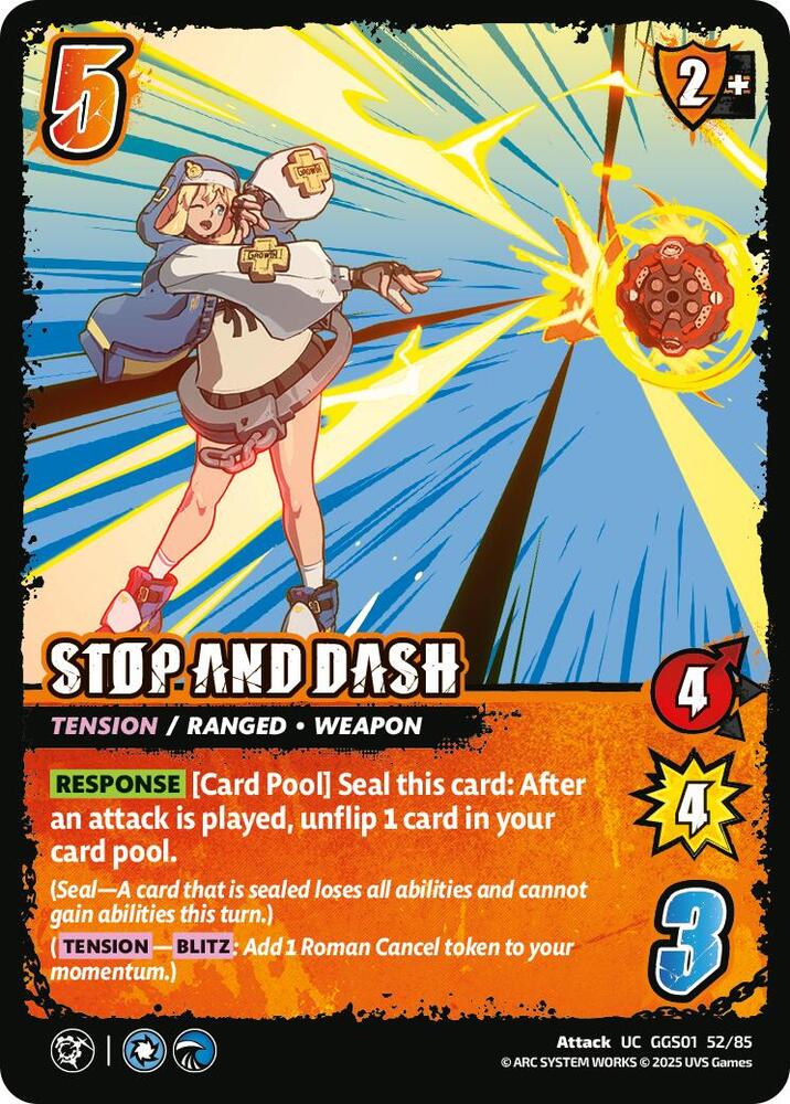 STOP AND DASH - GUILTY GEAR -STRIVE-