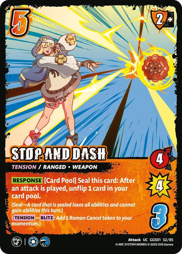 STOP AND DASH - GUILTY GEAR -STRIVE-