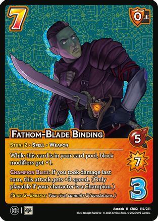Fathom-Blade Binding