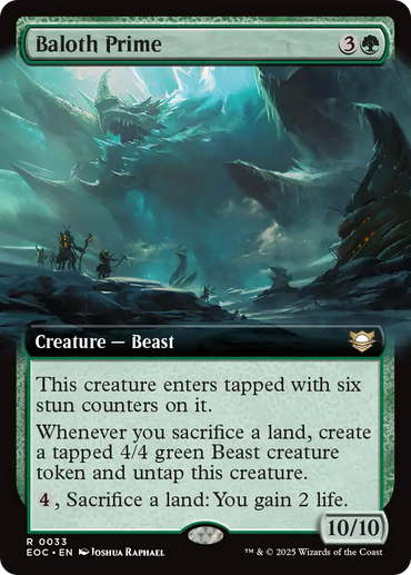 Baloth Prime (Extended Art) [Edge of Eternities Commander]