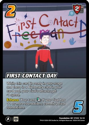 First Contact Day - STK02 18/22 - U