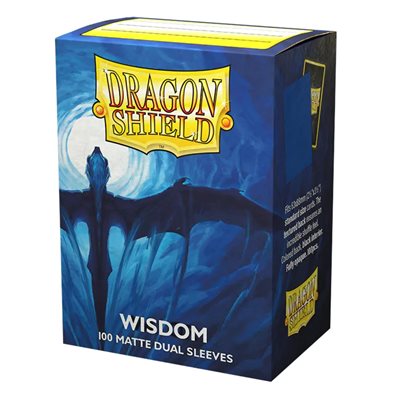 Sleeves: Dragon Shield Matte DUAL Wisdom (100) (Blue)