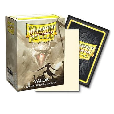 Sleeves: Dragon Shield Matte DUAL Valor (100) (Ivory)