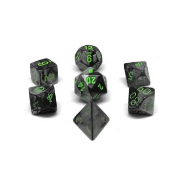 Gemini Black- Grey/ Green 7pc Mini