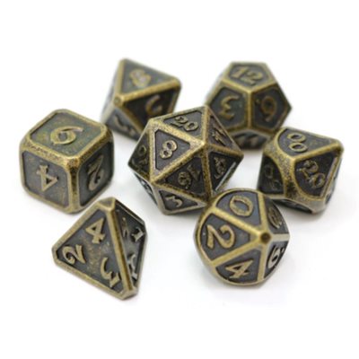 7 Pc RPG Set: Mythica Dark Gold