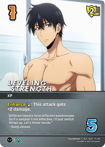 Leveling Strength (Alternate Art) - SL01 17/20 - Alternate Art Common