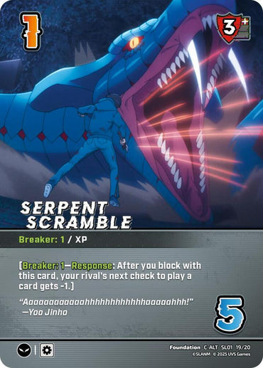 Serpent Scramble (Alternate Art) - SL01 19/20 - Alternate Art Common