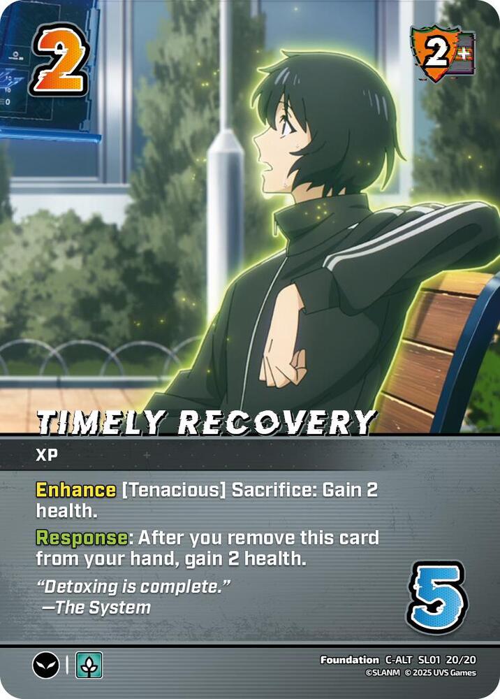 Timely Recovery (Alternate Art) - SL01 20/20 - Alternate Art Common