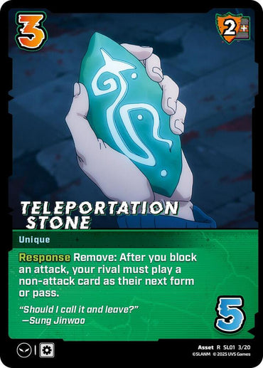 Teleportation Stone - SL01 3/20 - Rare