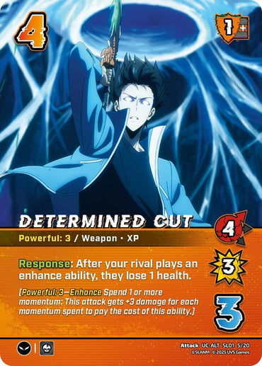 Determined Cut (Alternate Art) - SL01 5/20 - Alternate Art Uncommon