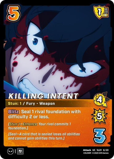Killing Intent - SL01 8/20 - Uncommon