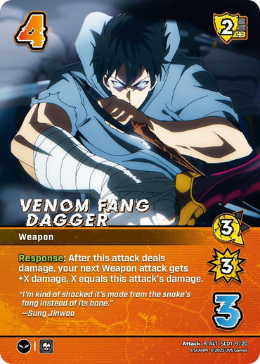 Venom Fang Dagger (Alternate Art) - SL01 9/20 - Alternate Art Rare
