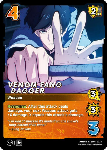 Venom Fang Dagger - SL01 9/20 - Rare