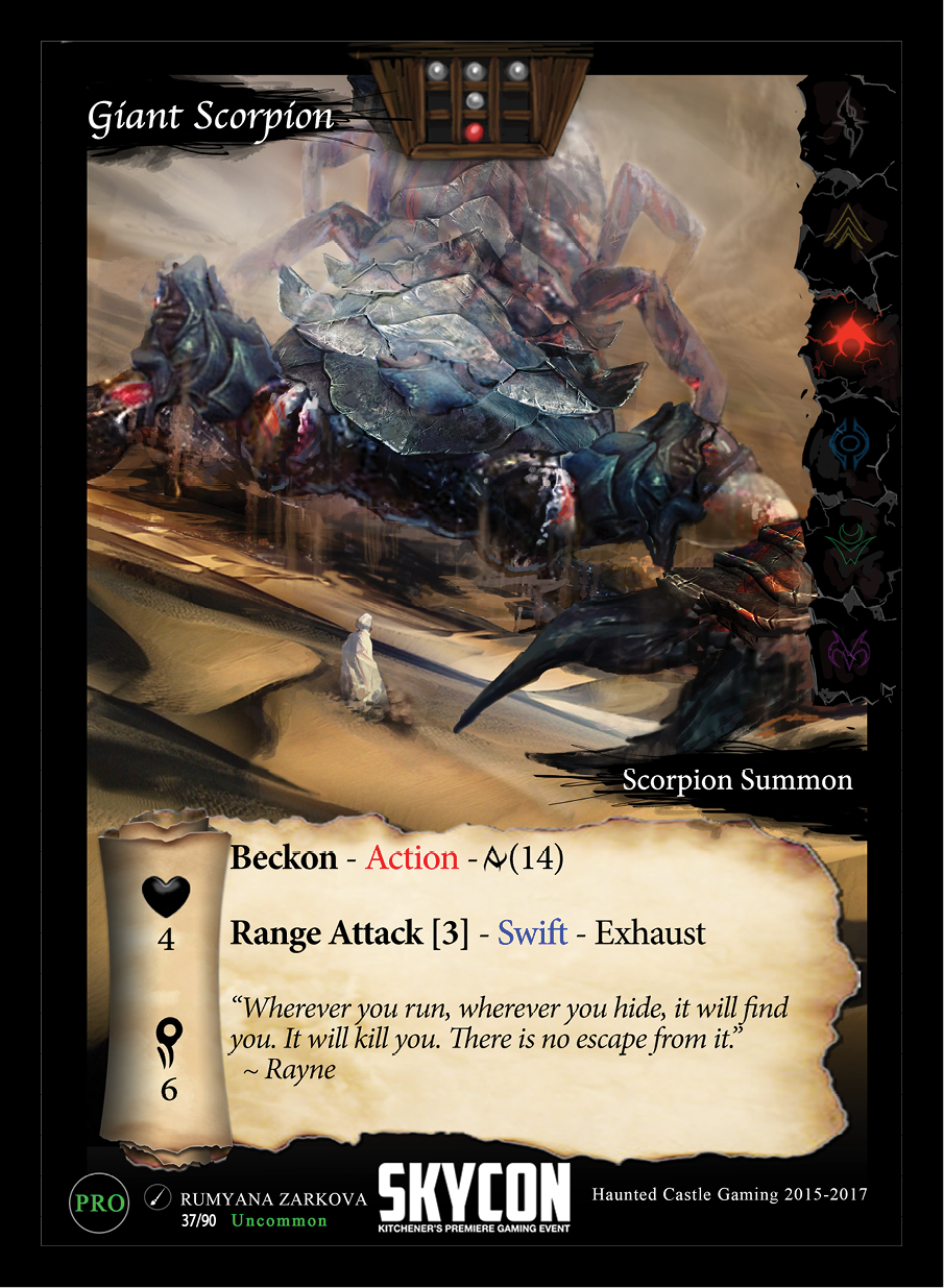 Giant Scorpion Skycon Promo