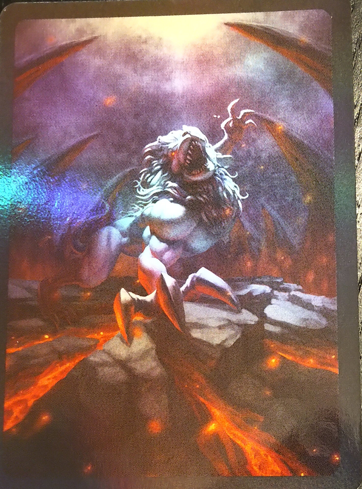 Ahemait Behemoth Textless Full Art Card Foil