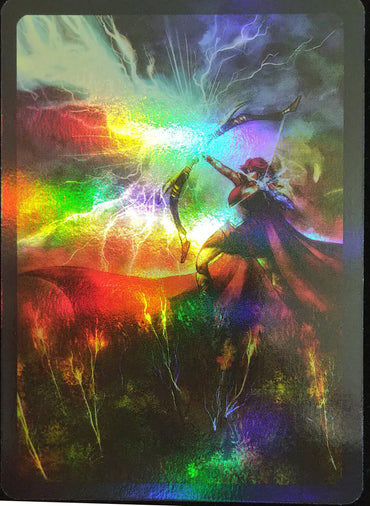Bolt Shot Textless Full Art Card Foil