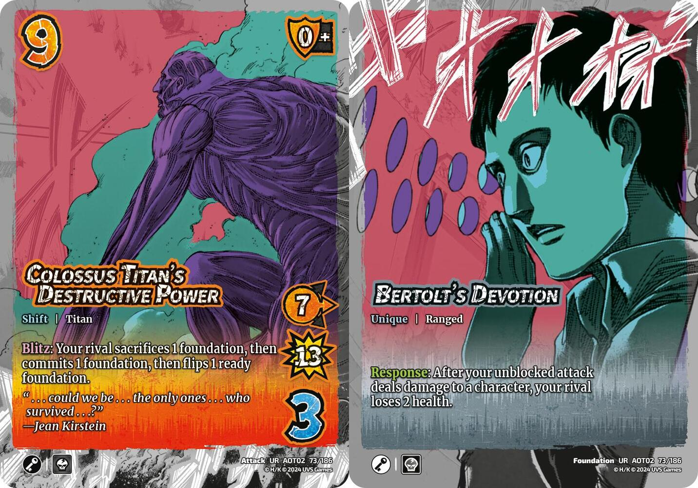 Colossus Titan's Destructive Power // Bertolt's Devotion