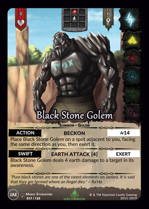 Black Stone Golem - JAE