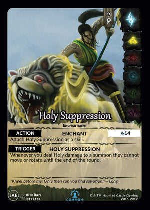 Holy Suppression - JAE