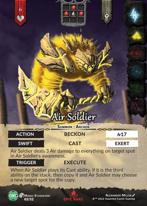 Air Soldier (Epic) - Origins