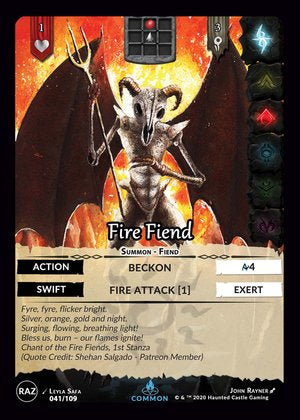 Fire Fiend - Raze
