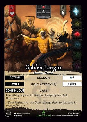 Golden Langur - Raze
