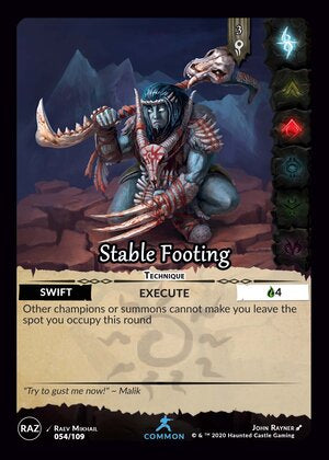 Stable Footing - Raze