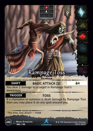 Rampage Toss - JAE