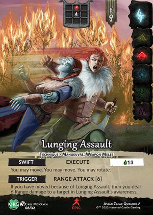 Lunging Assault (Epic) - Origins