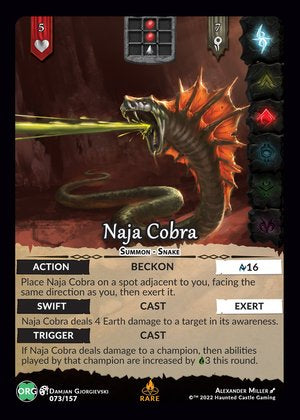 Naja Cobra - Origins (Kickstarter)