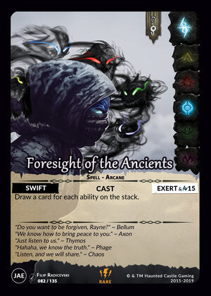 Foresight of the Ancients - JAE