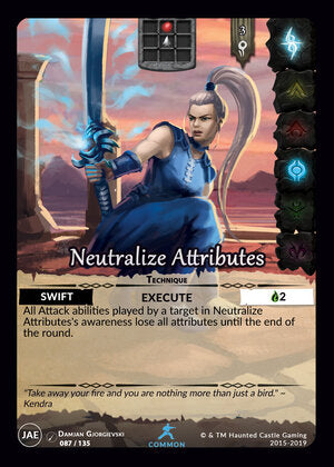 Neutralize Attributes - JAE